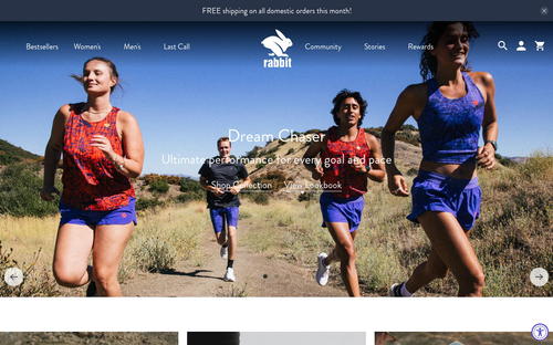 rabbit website screenshot