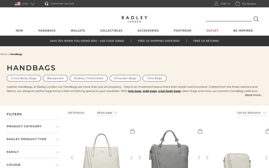 Radley London on Shomp