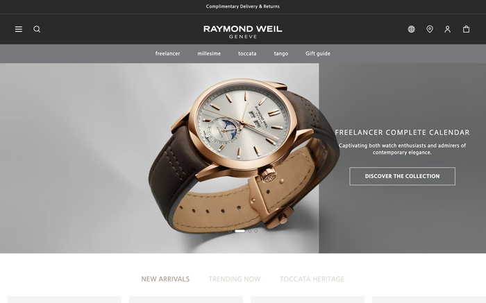 Raymond Weil screenshot