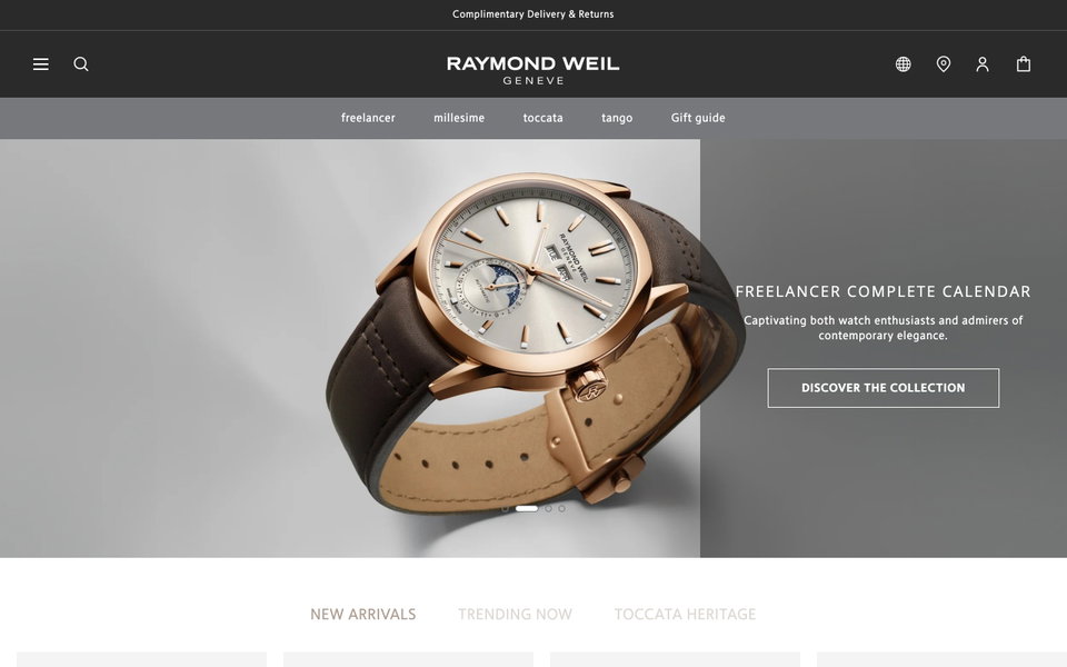 Raymond Weil website