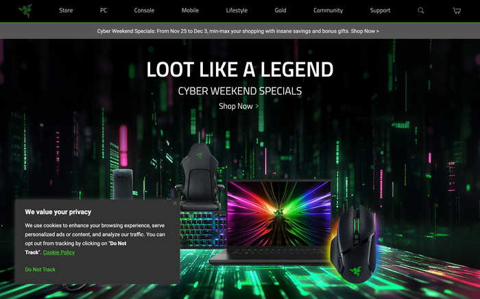 Razer screenshot