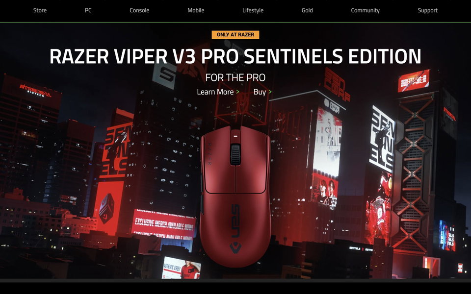 Razer website