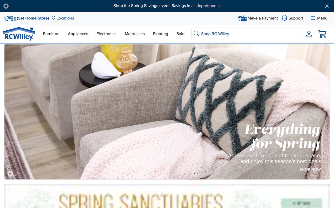 RC Willey screenshot