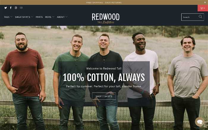 Redwood Tall Outfitters screenshot
