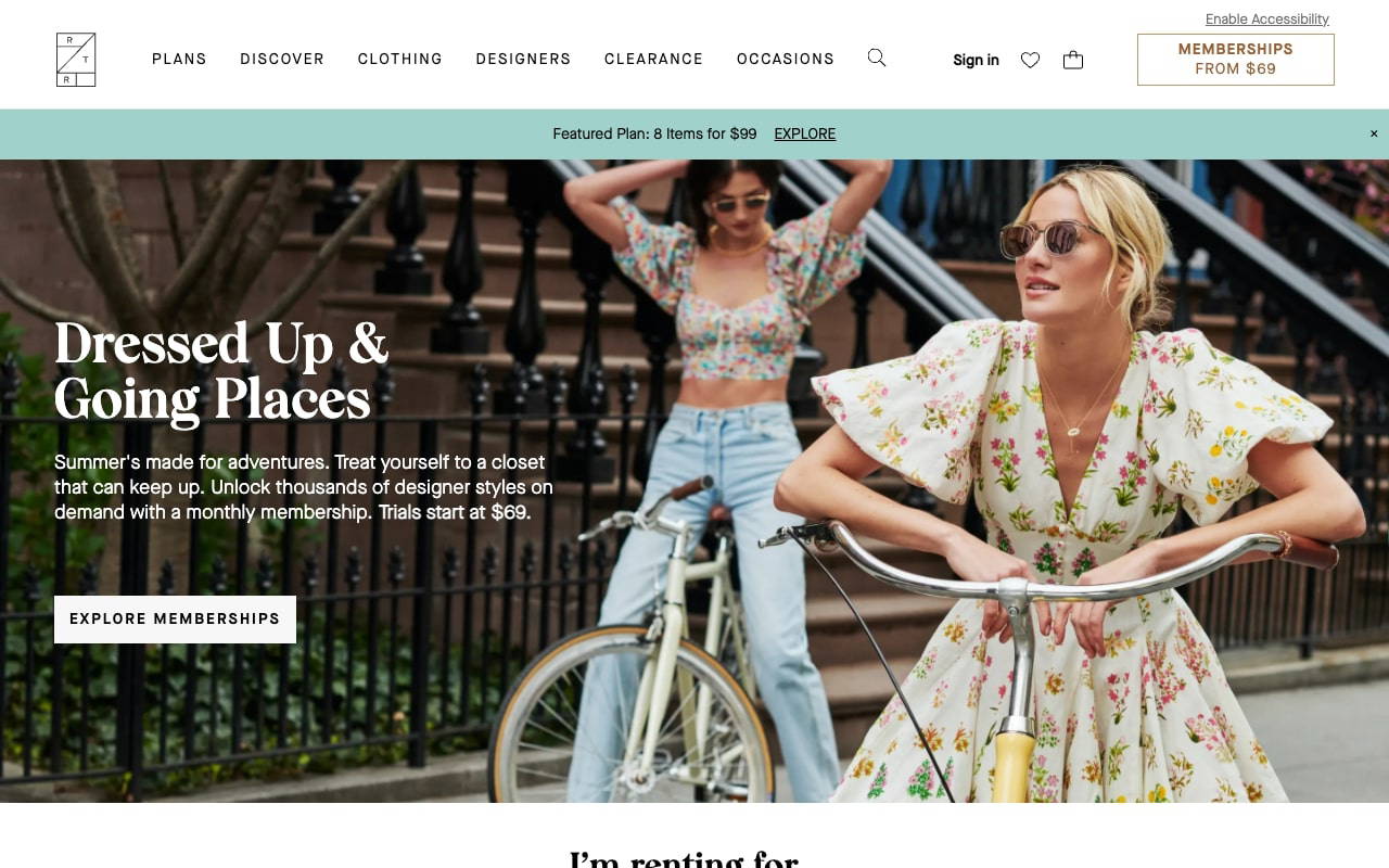 Rent the Runway screenshot