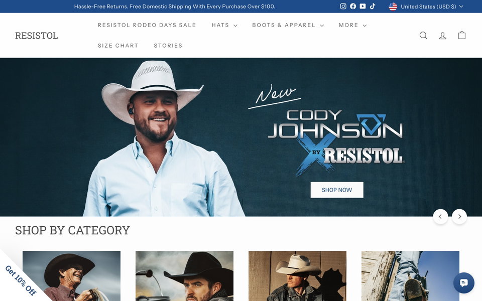 Resistol website