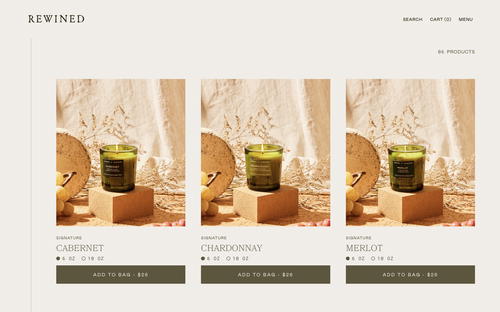 Rewined website screenshot
