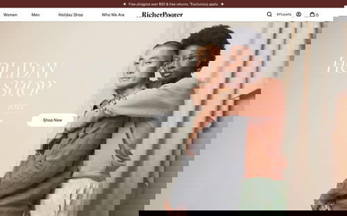 Richer Poorer website screenshot