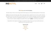RigMetal website screenshot