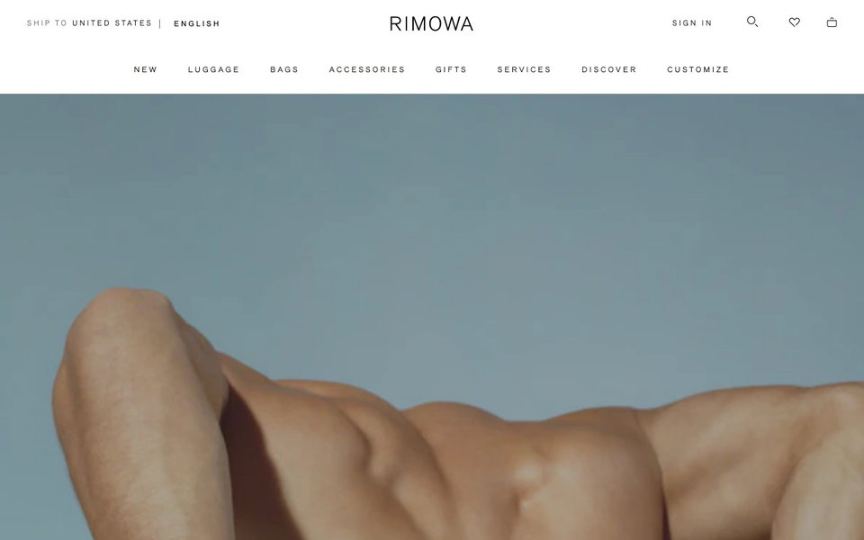RIMOWA website