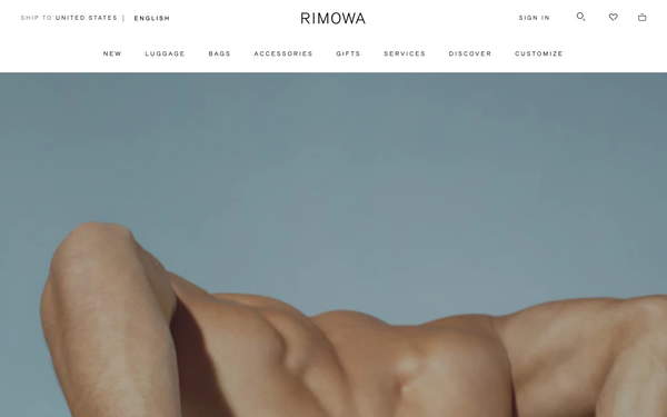 RIMOWA screenshot