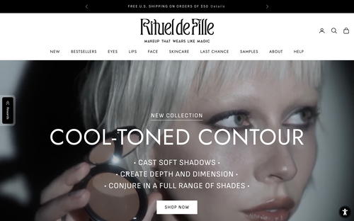 Rituel de Fille website screenshot