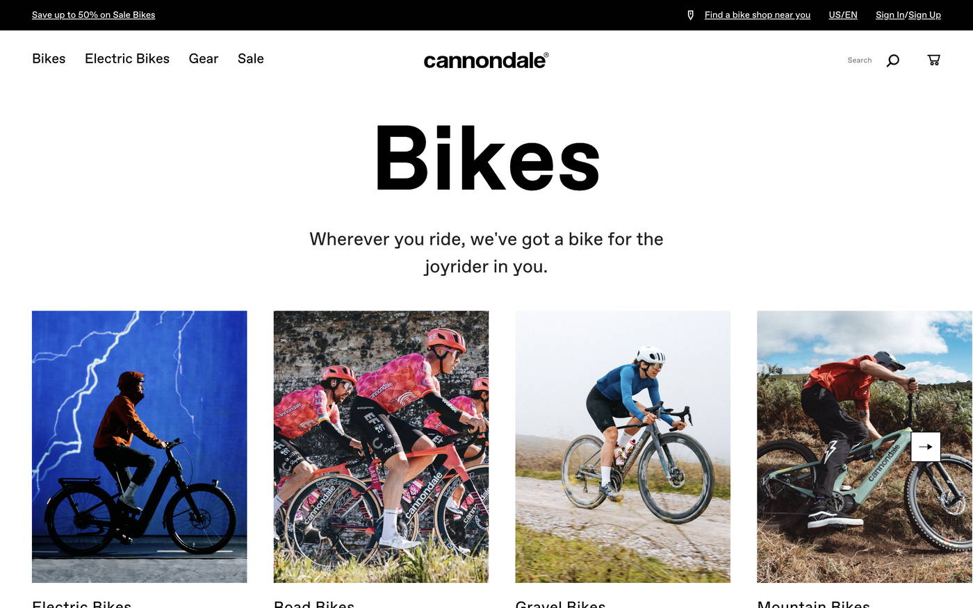 Road, Mountain, Kids, Electric Bikes screenshot