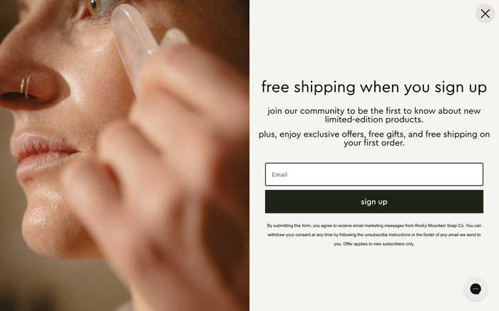 Rocky Mountain Soap Company screenshot