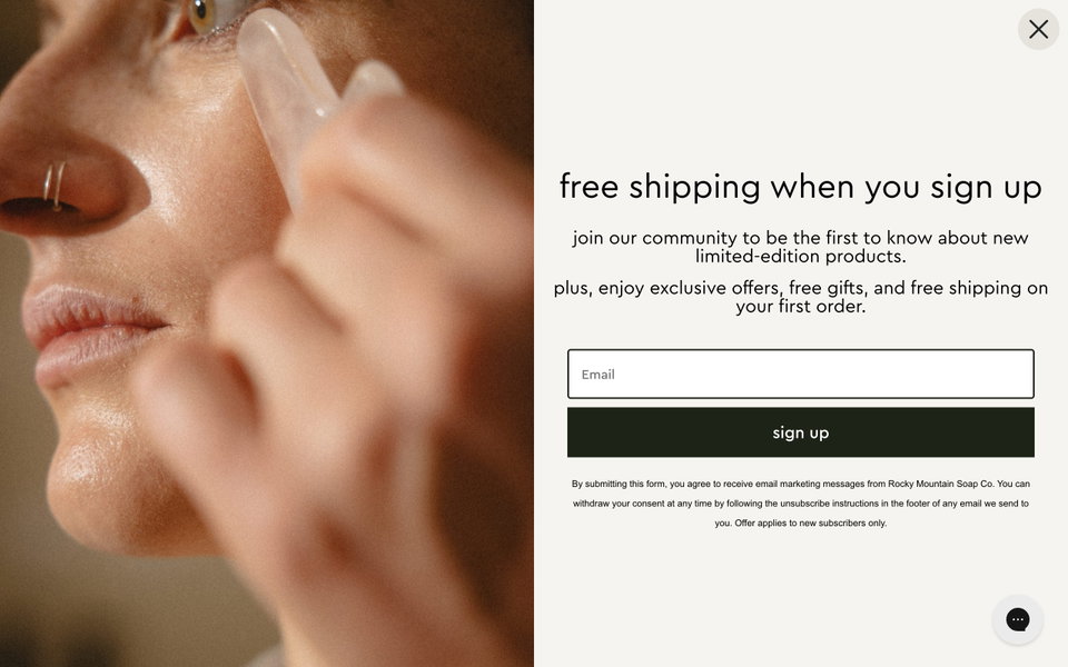 Rocky Mountain Soap Company website