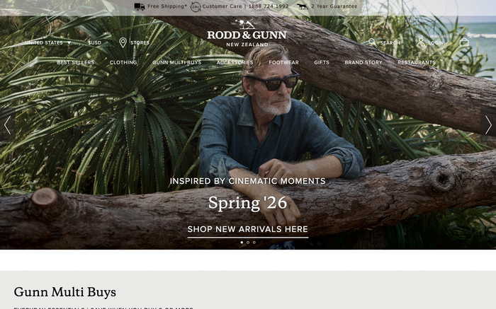 Rodd & Gunn screenshot