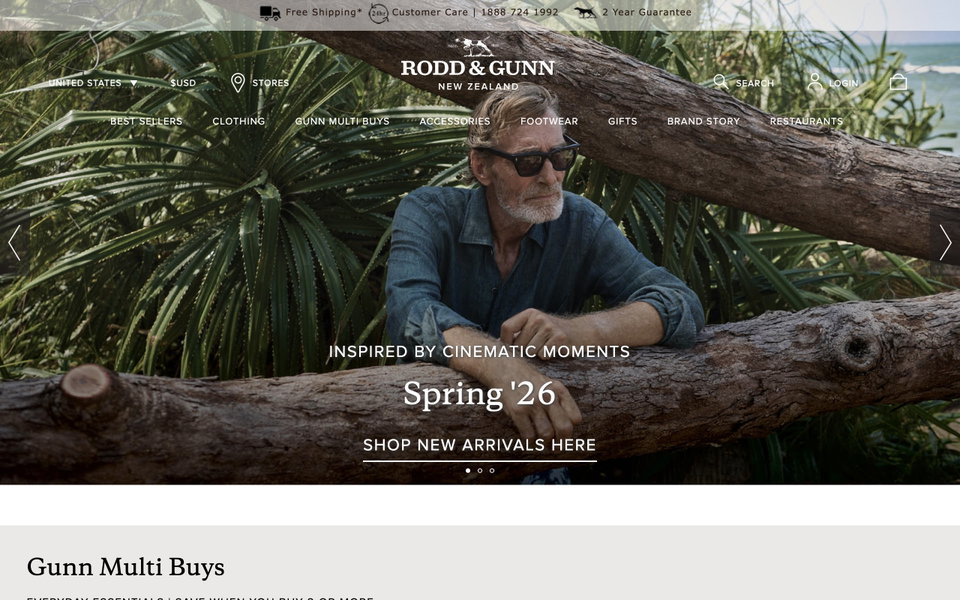 Rodd & Gunn website
