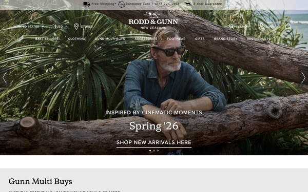 Rodd & Gunn screenshot