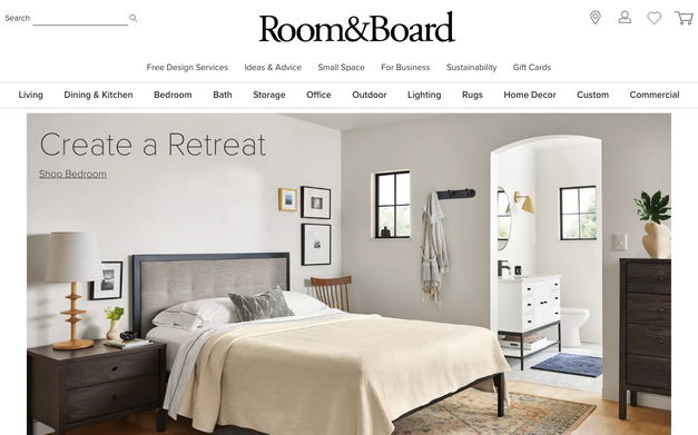 Room & Board on Shomp