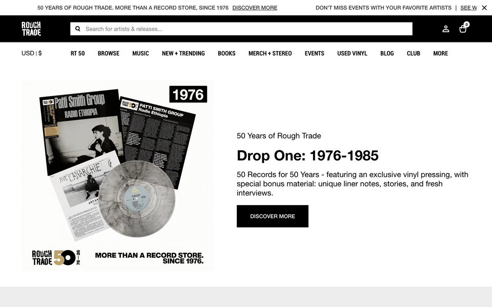 Rough Trade website