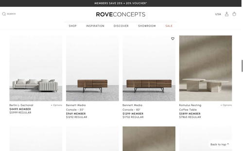 Rove Concepts website screenshot