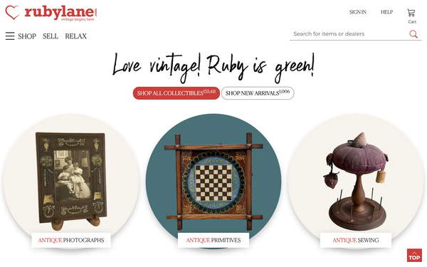 Ruby Lane screenshot