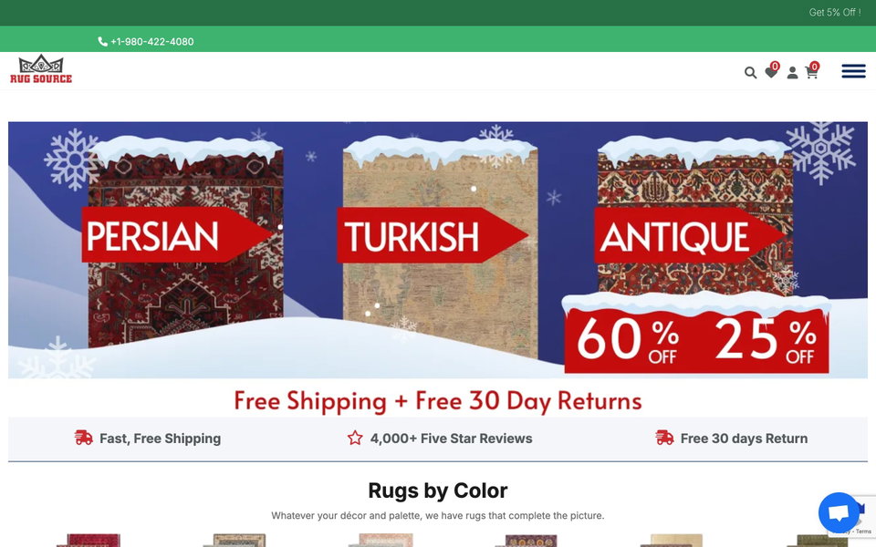 Rug Source website