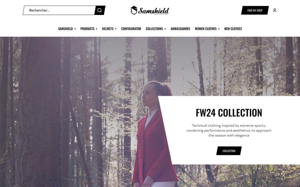 Samshield website
