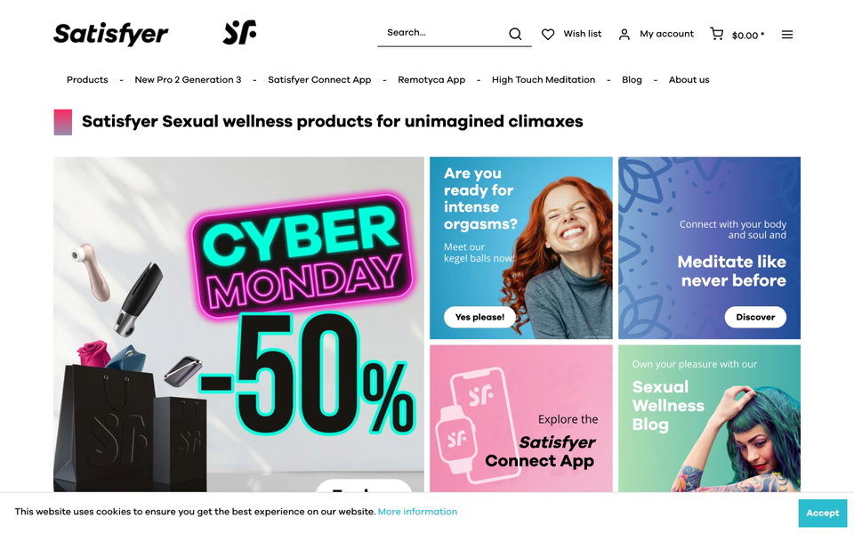 Satisfyer website