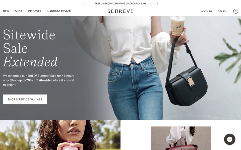 Senreve website