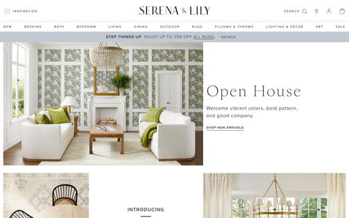 Serena & Lily website
