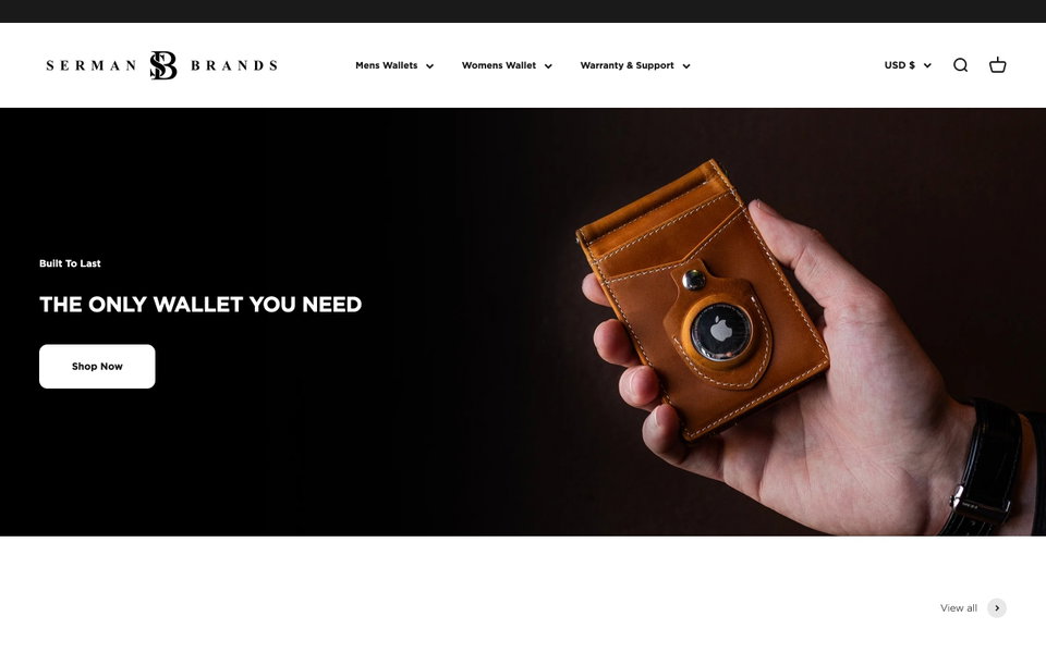 SERMAN BRANDS website