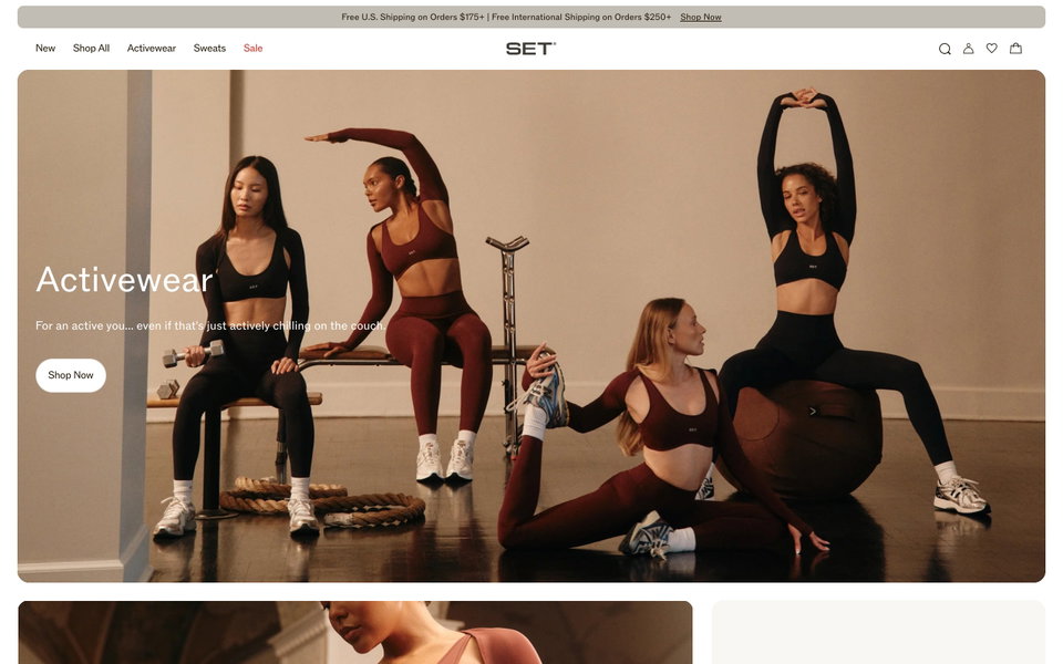 SET Active website