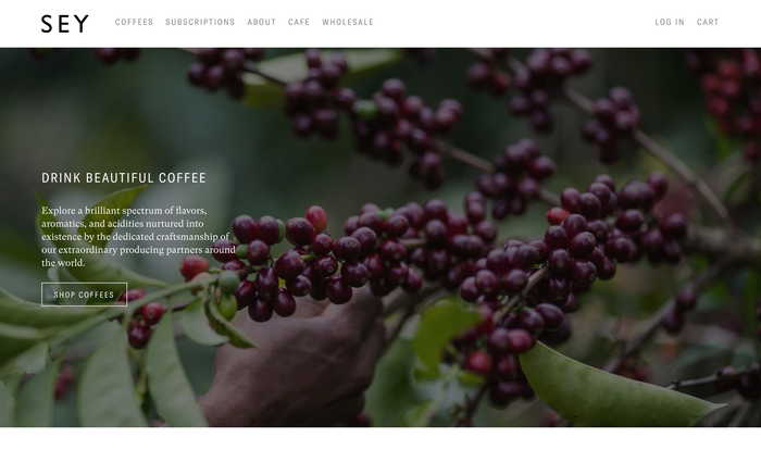 SEY Coffee screenshot