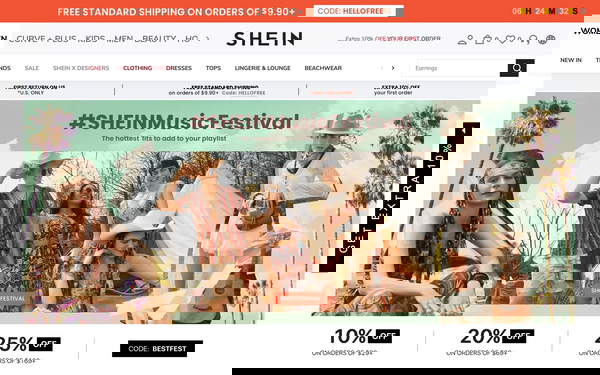 SHEIN screenshot