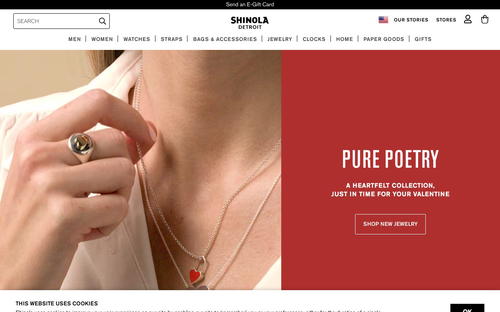 Shinola website