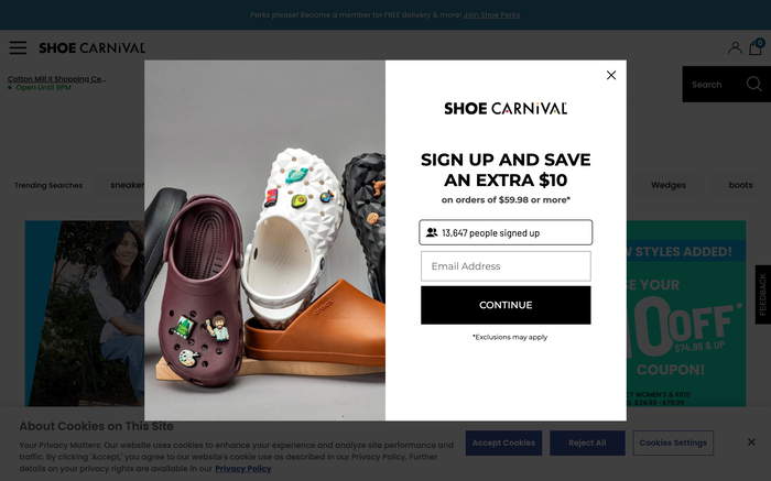 Shoe Carnival screenshot