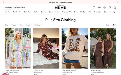 Show Me Your Mumu website screenshot