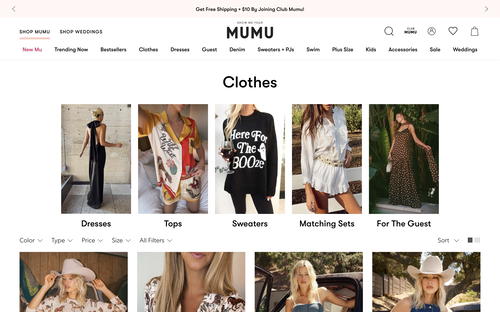 Show Me Your Mumu website screenshot