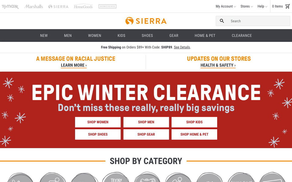 Sierra website