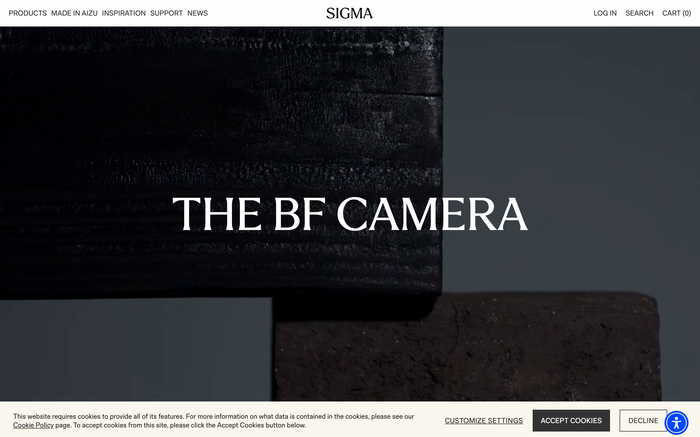 Sigma Corporation of America screenshot