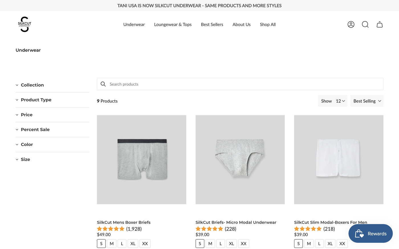 Silkcut Underwear screenshot