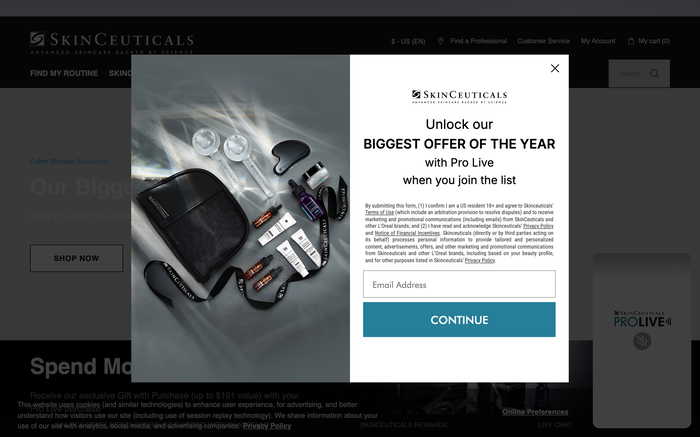 SkinCeuticals screenshot