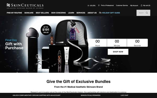 SkinCeuticals screenshot
