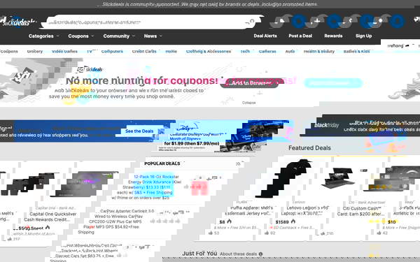 Slickdeals screenshot