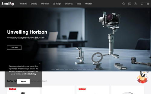SmallRig website screenshot
