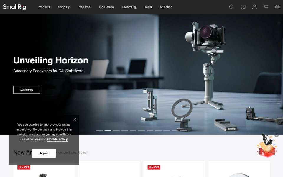 SmallRig website