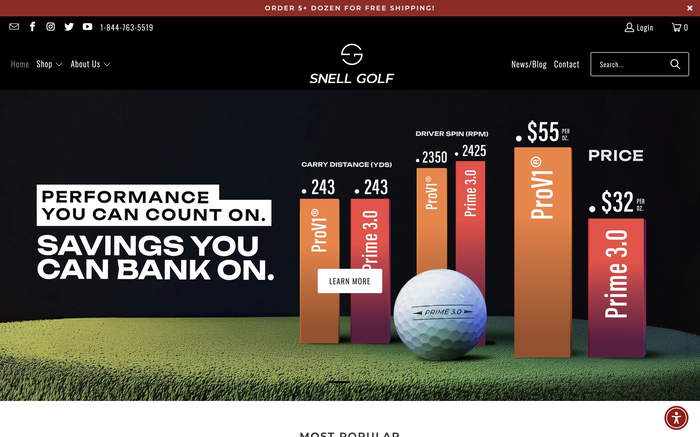 Snell Golf screenshot