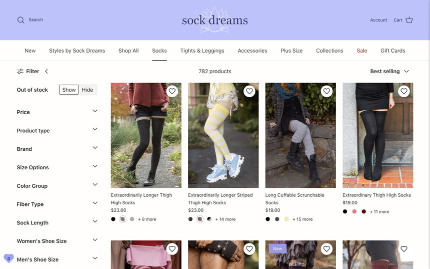 Sock Dreams on Shomp