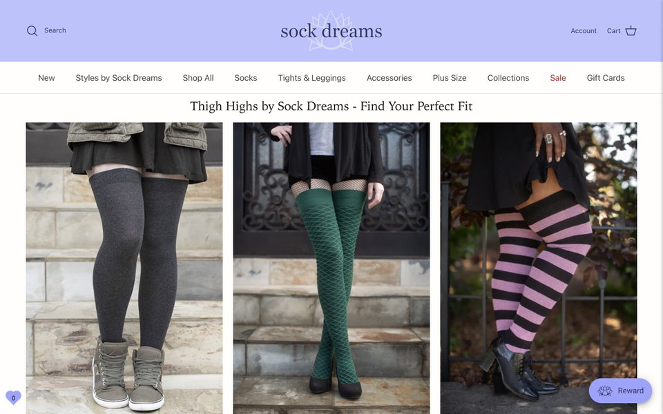 Sock Dreams website